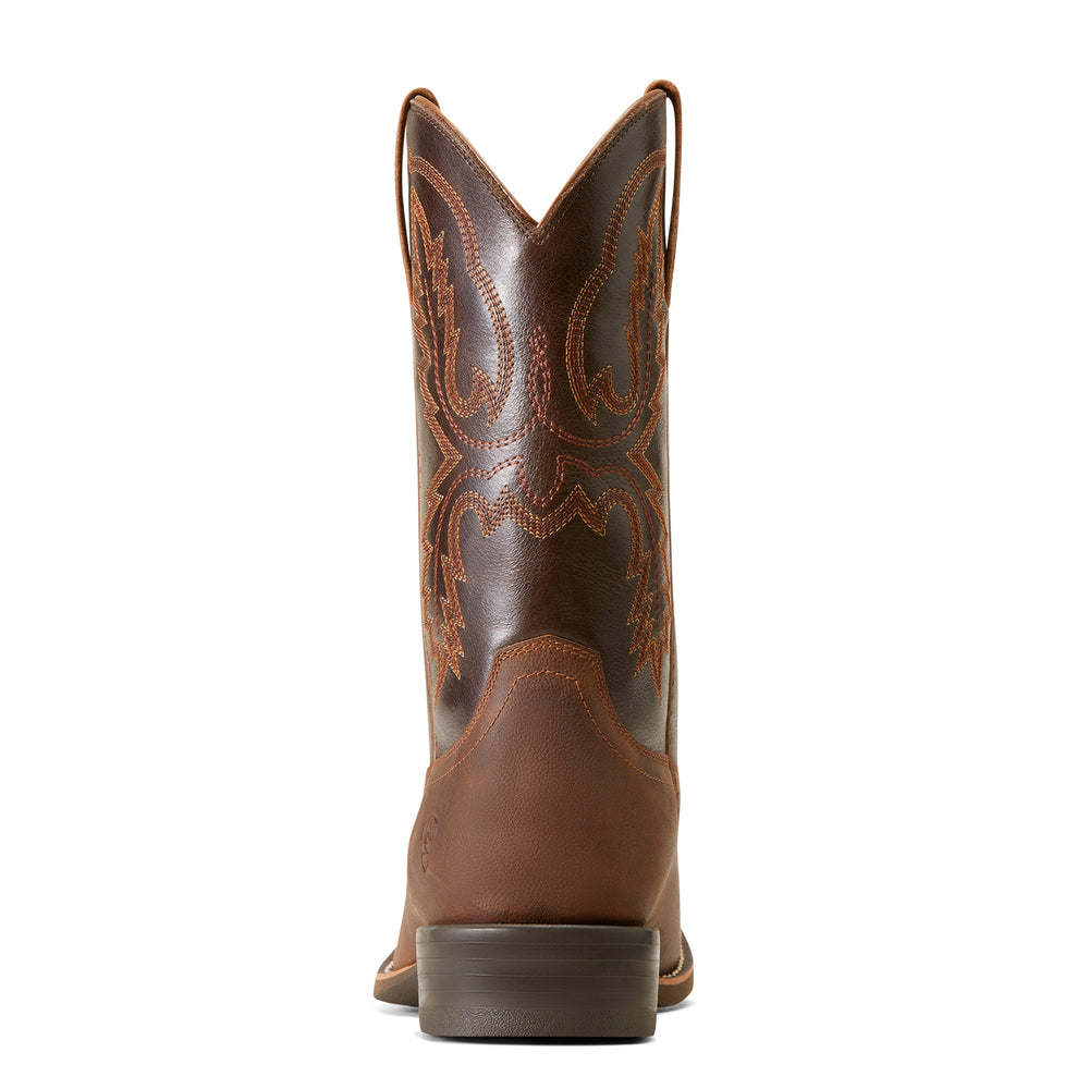 Ariat Sport Stratten Sorrel Crunch/ Bitter Brown Cowboy Boot