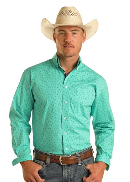 Panhandle Slim Turquoise Blue Shirt