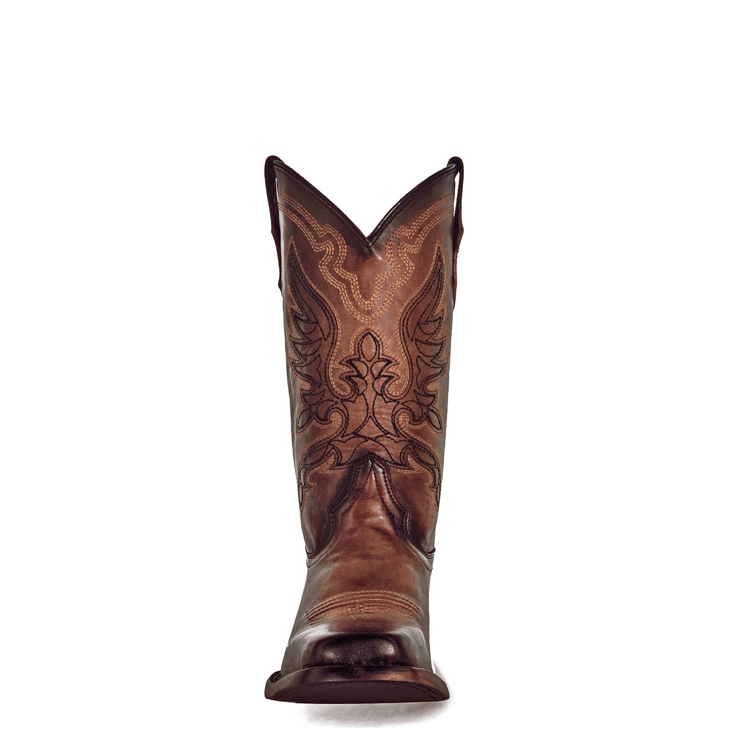 Corral Boot Company Tn Brown Embroidery Square Toe