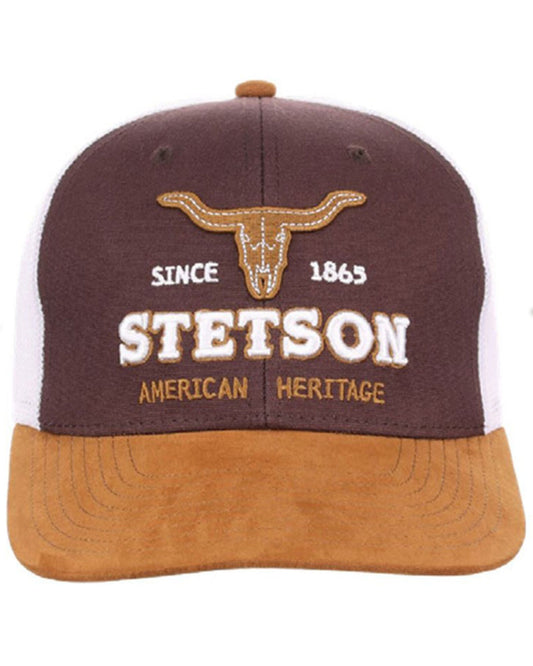 Stetson Hats Longhorn Head Trucker Hat