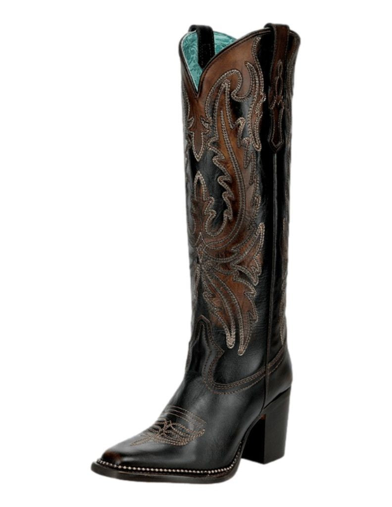 Women's Corral Embroidery Black Honey